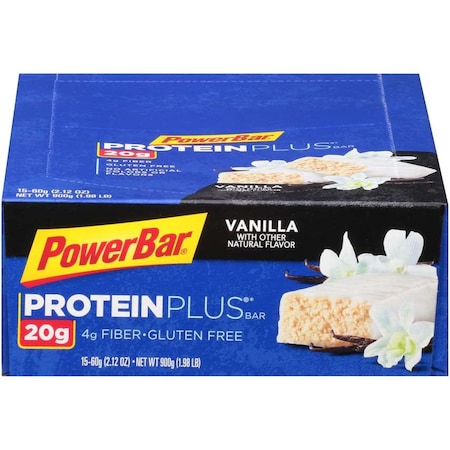 Powerbar Powerbar Protein Plus Gluten Free Vanilla Protein Bars 2.12 oz., PK120 00097421481662